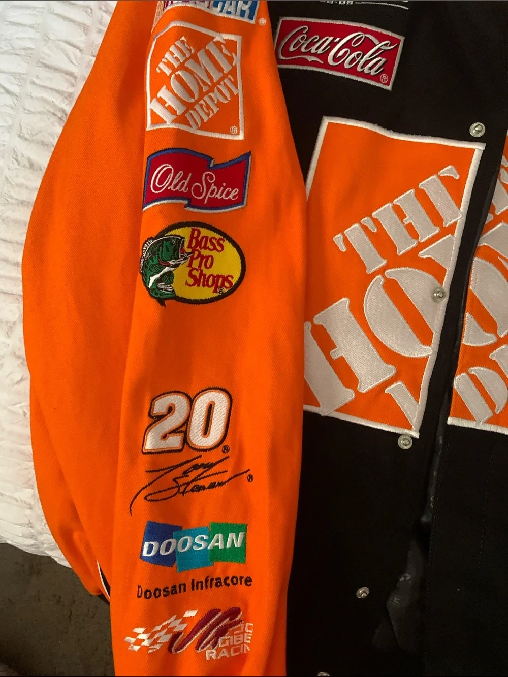 Home Depot racing jacket